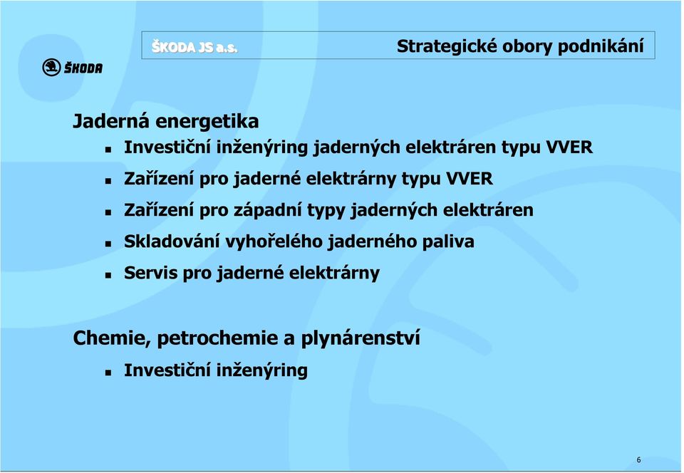 západní typy jaderných elektráren Skladování vyhořelého jaderného paliva