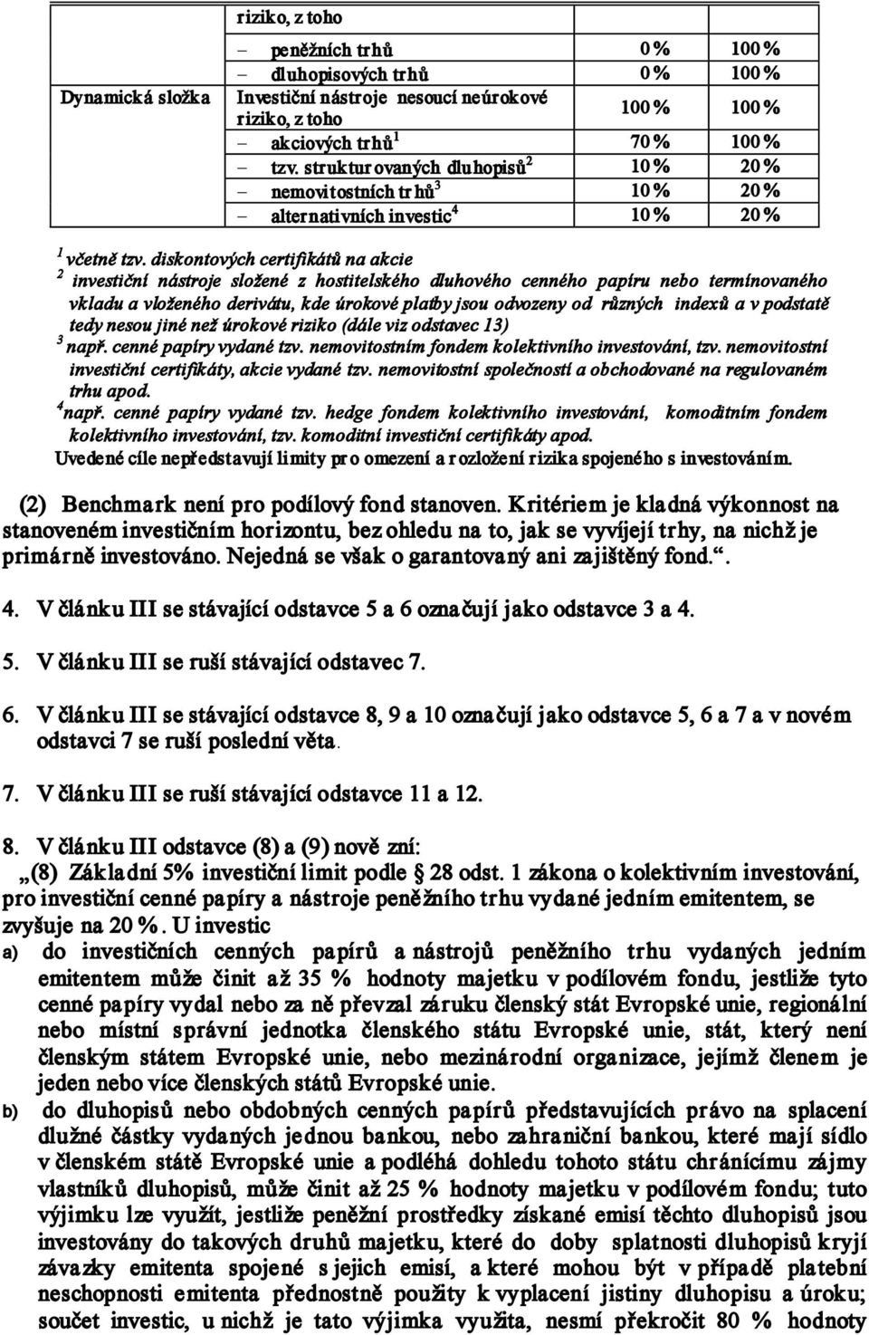 diskontových certifikátů na akcie 2 investiční nástroje složené z hostitelského dluhového cenného papíru nebo termínovaného vkladu a vloženého derivátu, kde úrokové platby jsou odvozeny od různých