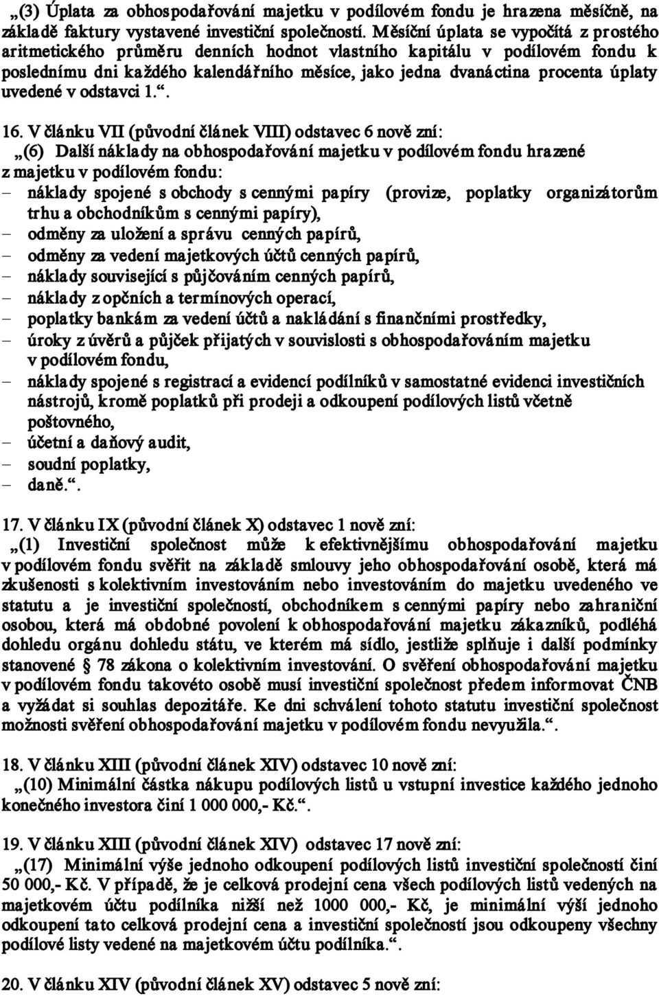 uvedené v odstavci 1.. 16.