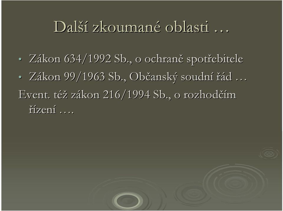 99/1963 Sb., Občanský soudní řád Event.