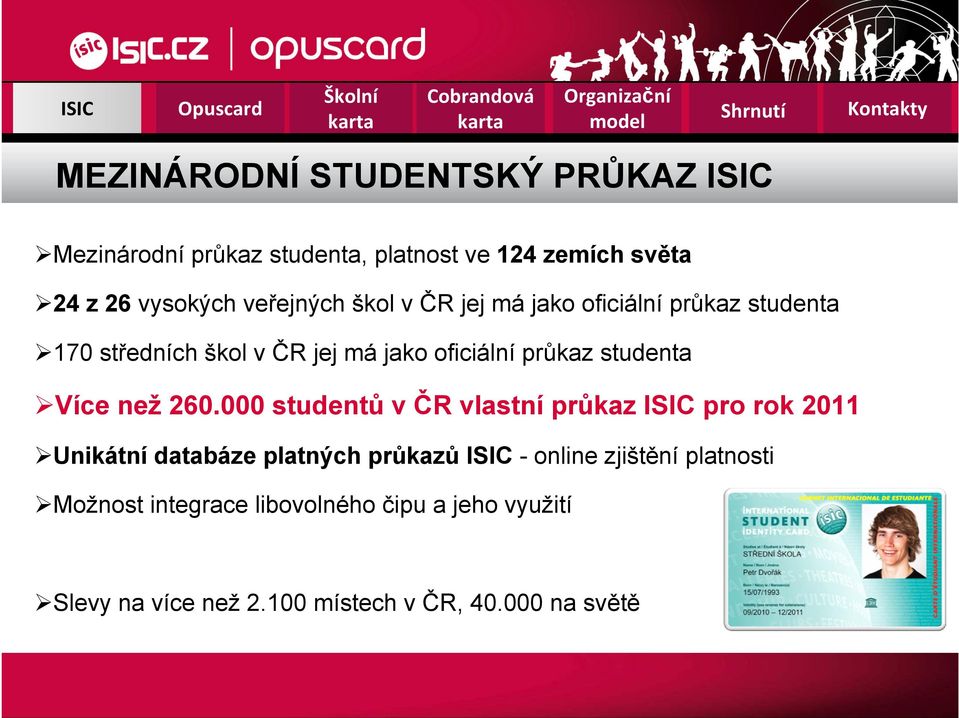 studenta Více než 260.