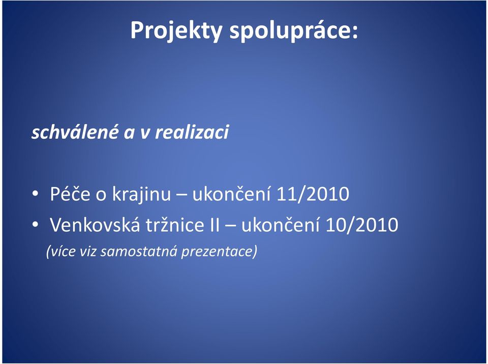 11/2010 Venkovská tržnice II