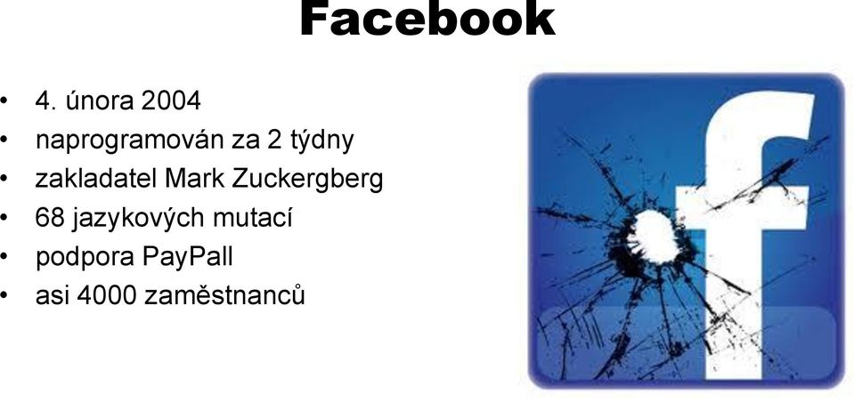 týdny zakladatel Mark Zuckergberg