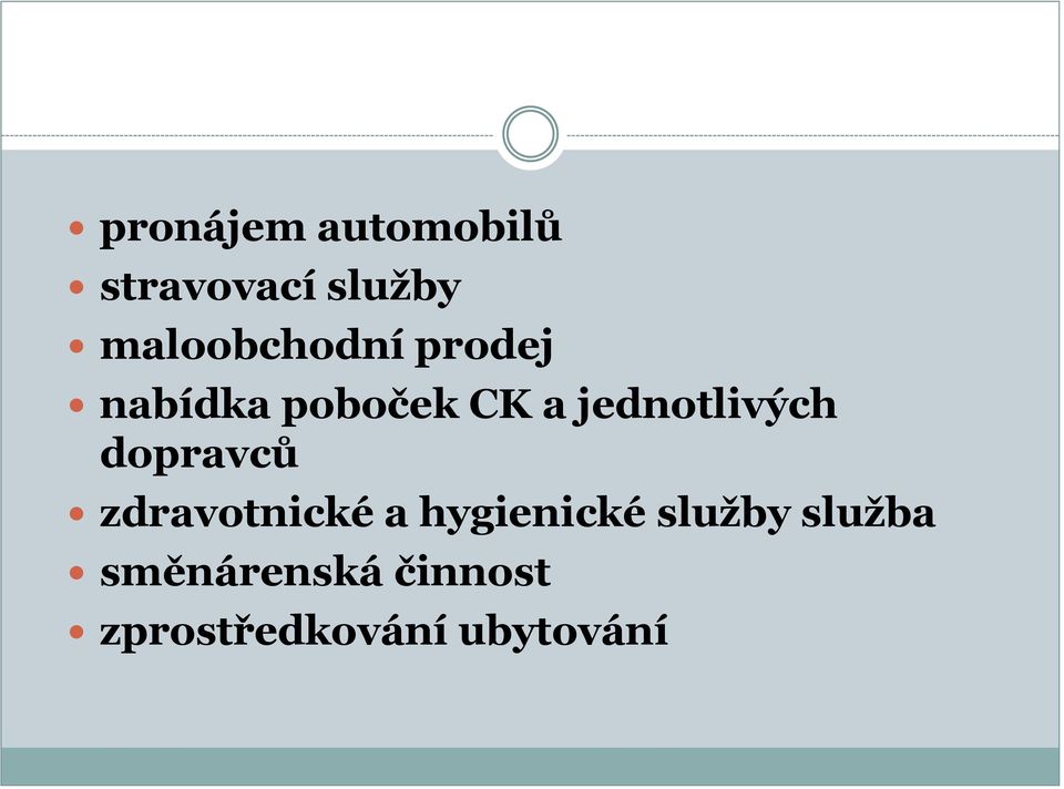 jednotlivých dopravců zdravotnické a