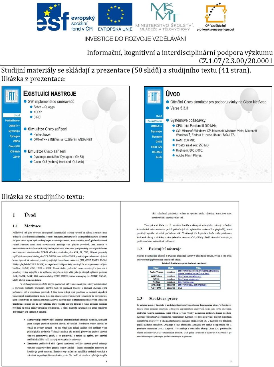 studijního textu (41 stran).