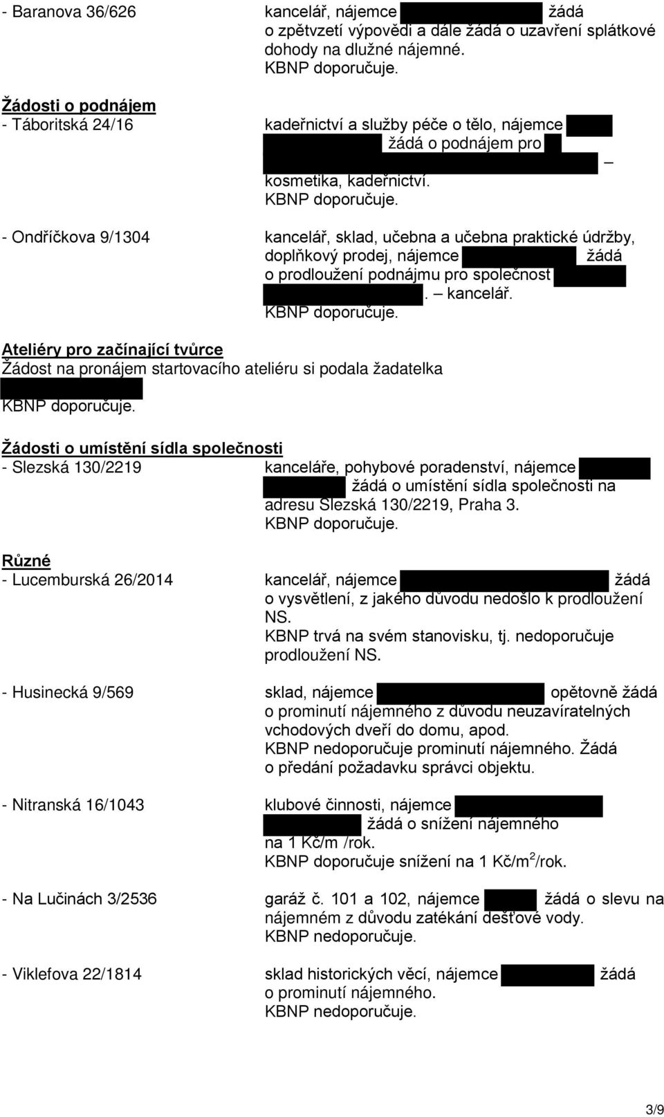 - Ondříčkova 9/1304 kancelář,