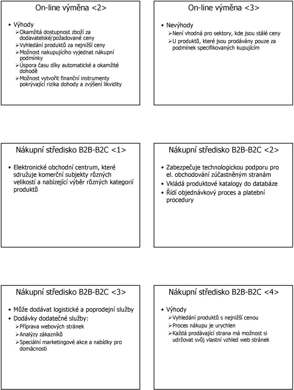 podmínek specifikovaných kupujícím Nákupní středisko B2B-B2C <1> Elektronické obchodní centrum, které sdružuje komerční subjekty různých velikostí a nabízející výběr různých kategorií produktů