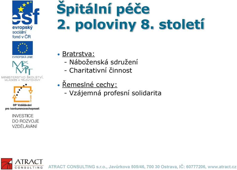 sdružení - Charitativní činnost