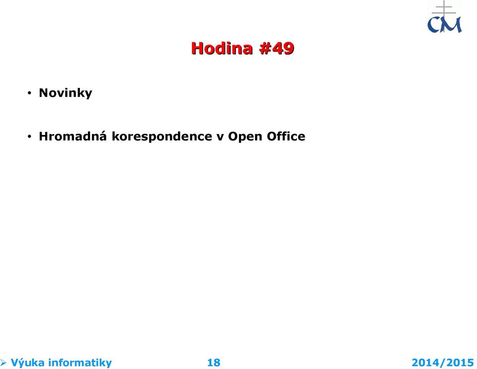 Open Office Výuka