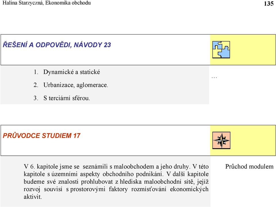 kapitole jsme se seznámili s maloobchodem a jeho druhy. V této kapitole s územními aspekty obchodního podnikání.