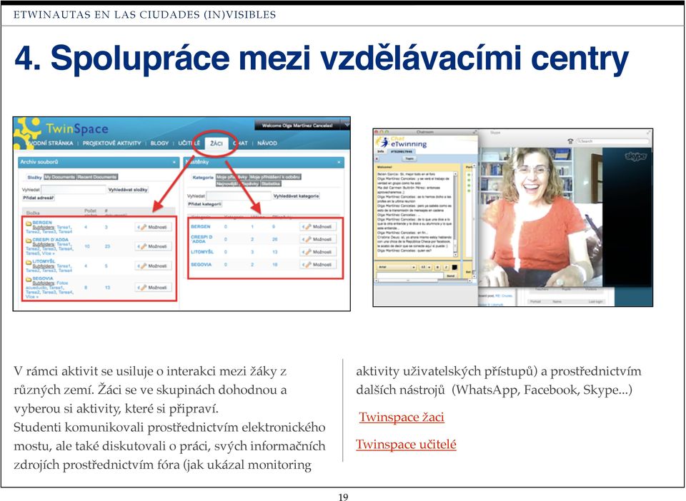 Žáci se ve skupinách dohodnou a vyberou si aktivity, které si připraví.