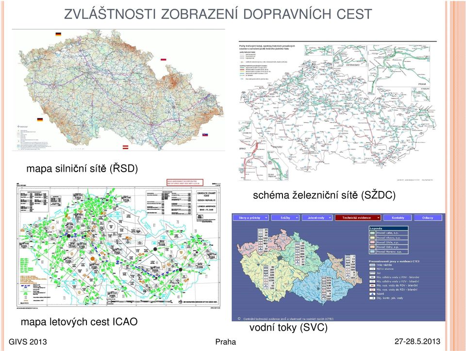 schéma železniční sítě (SŽDC) 3