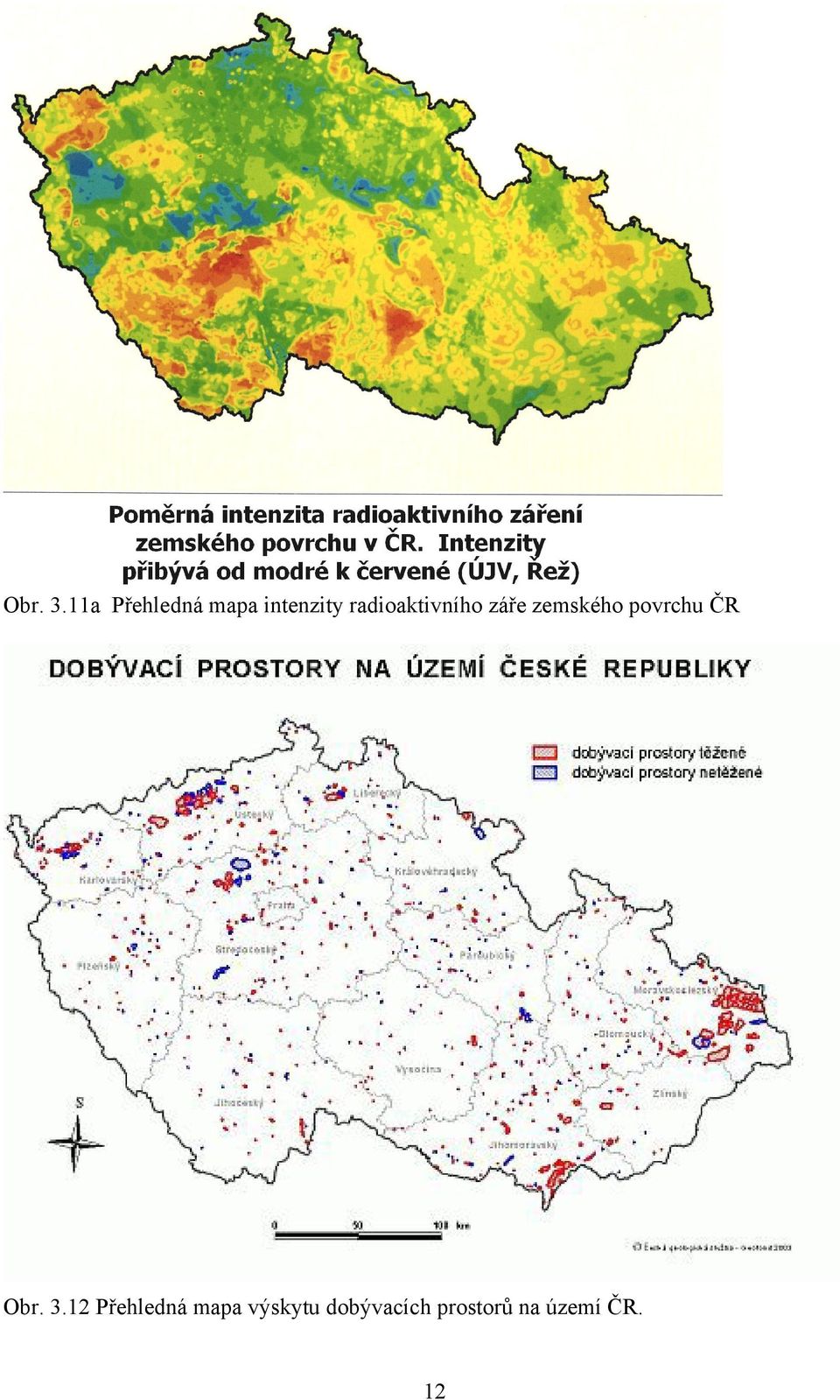 radioaktivního záře zemského