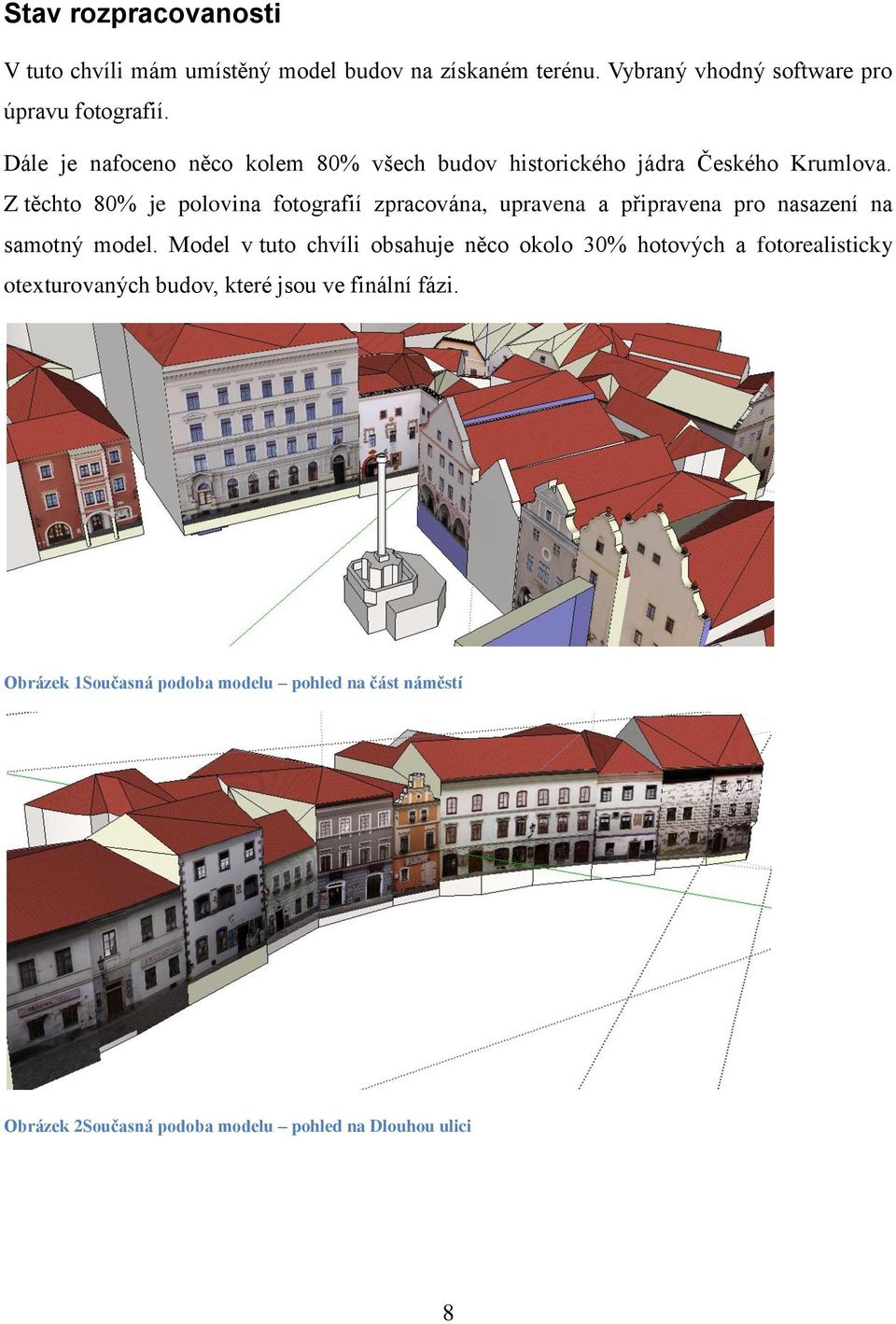 Z těchto 80% je polovina fotografií zpracována, upravena a připravena pro nasazení na samotný model.