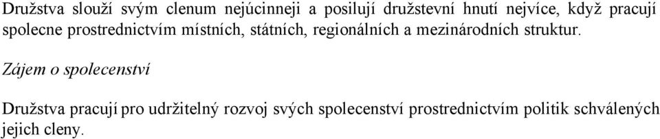 regionálních a mezinárodních struktur.