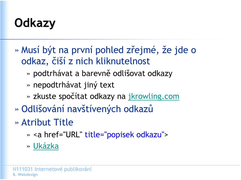 jiný text» zkuste spočítat odkazy na jkrowling.