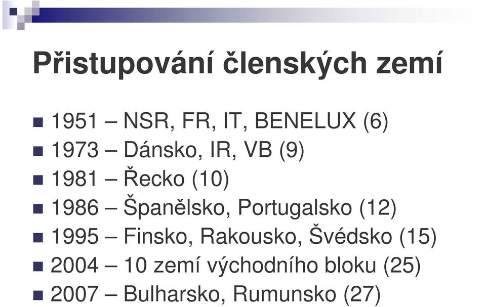 Portugalsko (12) 1995 Finsko, Rakousko, Švédsko (15)