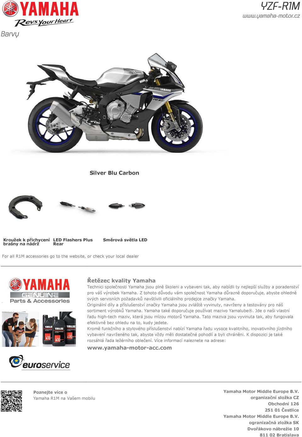 Z tohoto důvodu vám společnost Yamaha důrazně doporučuje, abyste ohledně svých servisních požadavků navštívili oficiálního prodejce značky Yamaha.