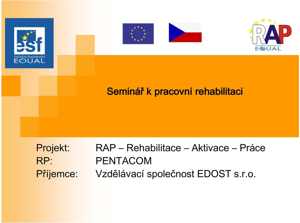 Rehabilitace Aktivace Práce