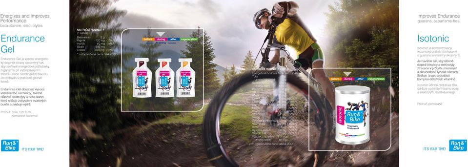 Endurance Gel obsahuje vysoce vstřebatelné sacharidy, životně důležité elektrolyty a beta-alanin, který snižuje zakyselení svalových buněk a zvyšuje výdrž.