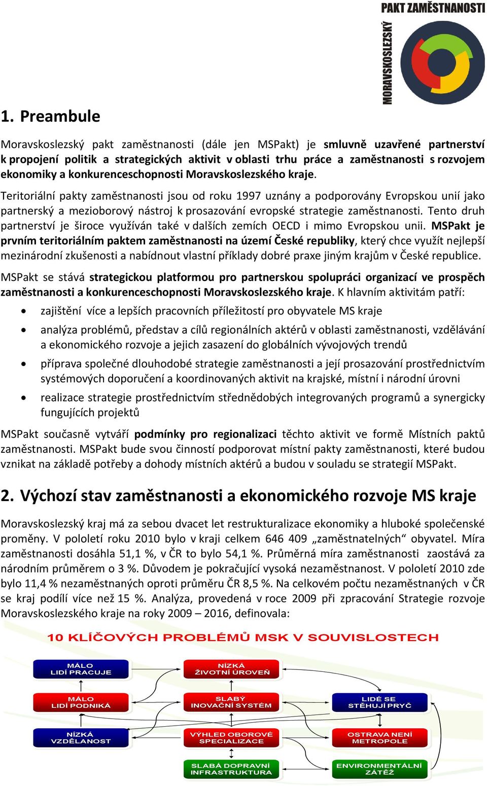 Teritoriální pakty zaměstnanosti jsou od roku 1997 uznány a podporovány Evropskou unií jako partnerský a mezioborový nástroj k prosazování evropské strategie zaměstnanosti.