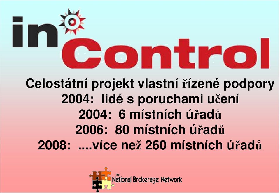 2004: 6 místních úřadů 2006: 80