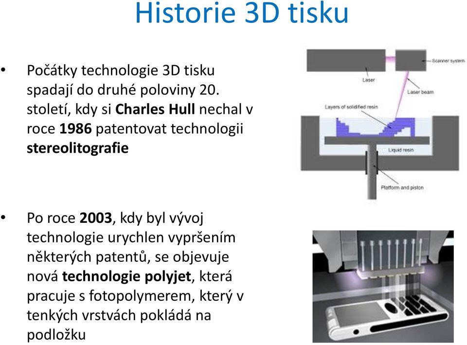 Po roce 2003, kdy byl vývoj technologie urychlen vypršením některých patentů, se