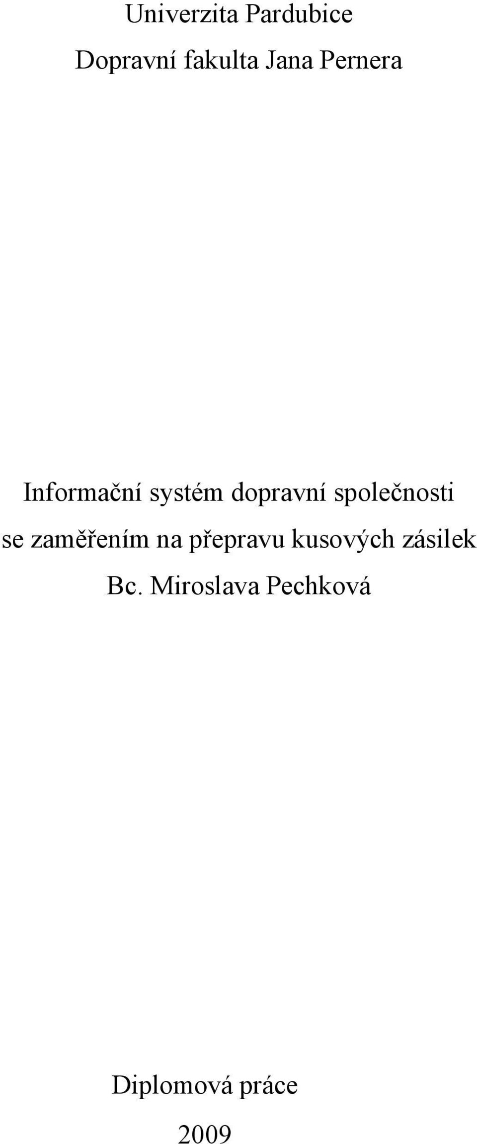 společnosti se zaměřením na přepravu