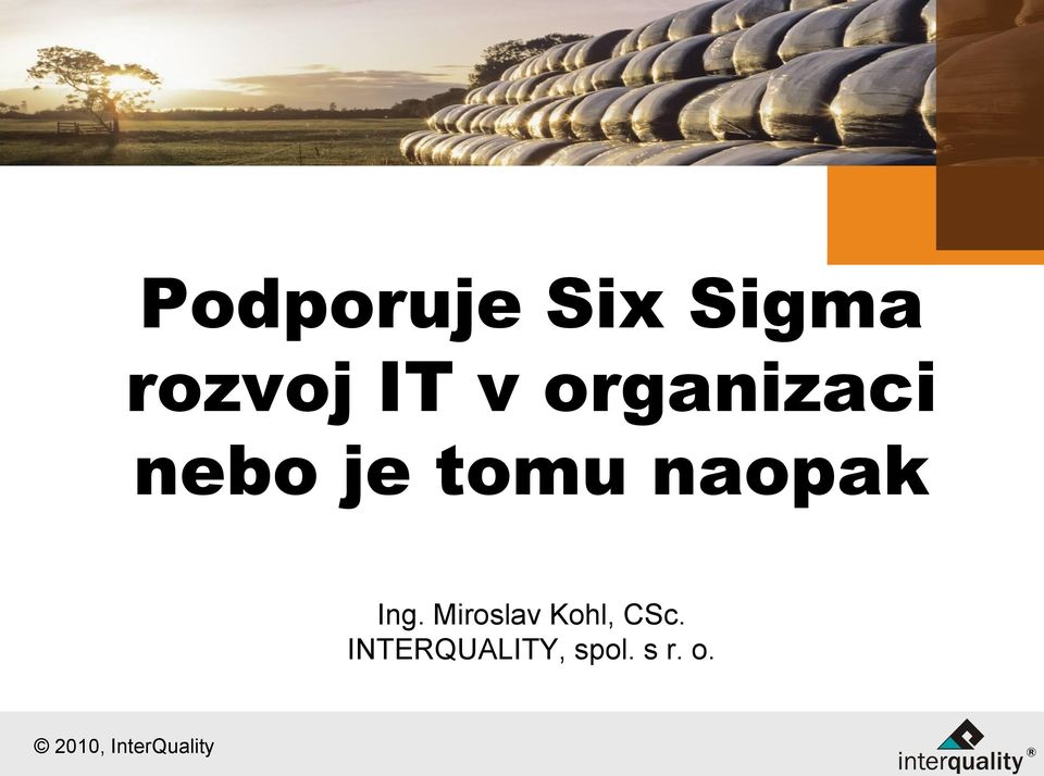 Ing. Miroslav Kohl, CSc.