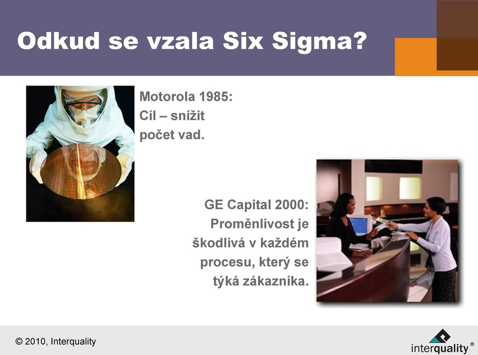 GE Capital 2000: Proměnlivost je