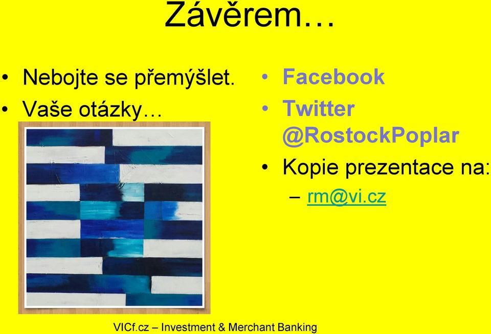 Vaše otázky Facebook