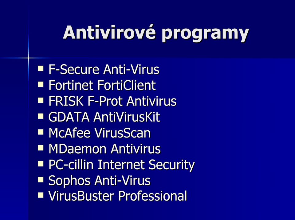 AntiVirusKit McAfee VirusScan MDaemon Antivirus