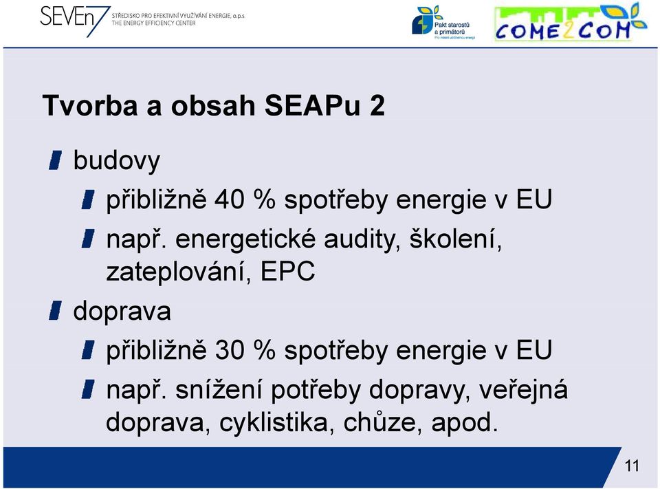 energetické audity, školení, zateplování, EPC doprava