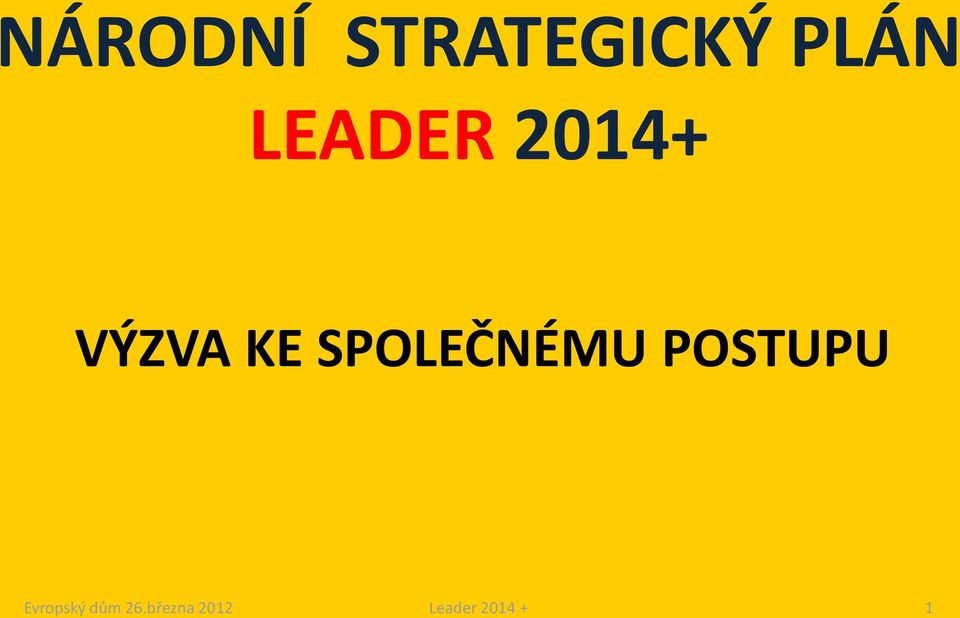 LEADER 2014+