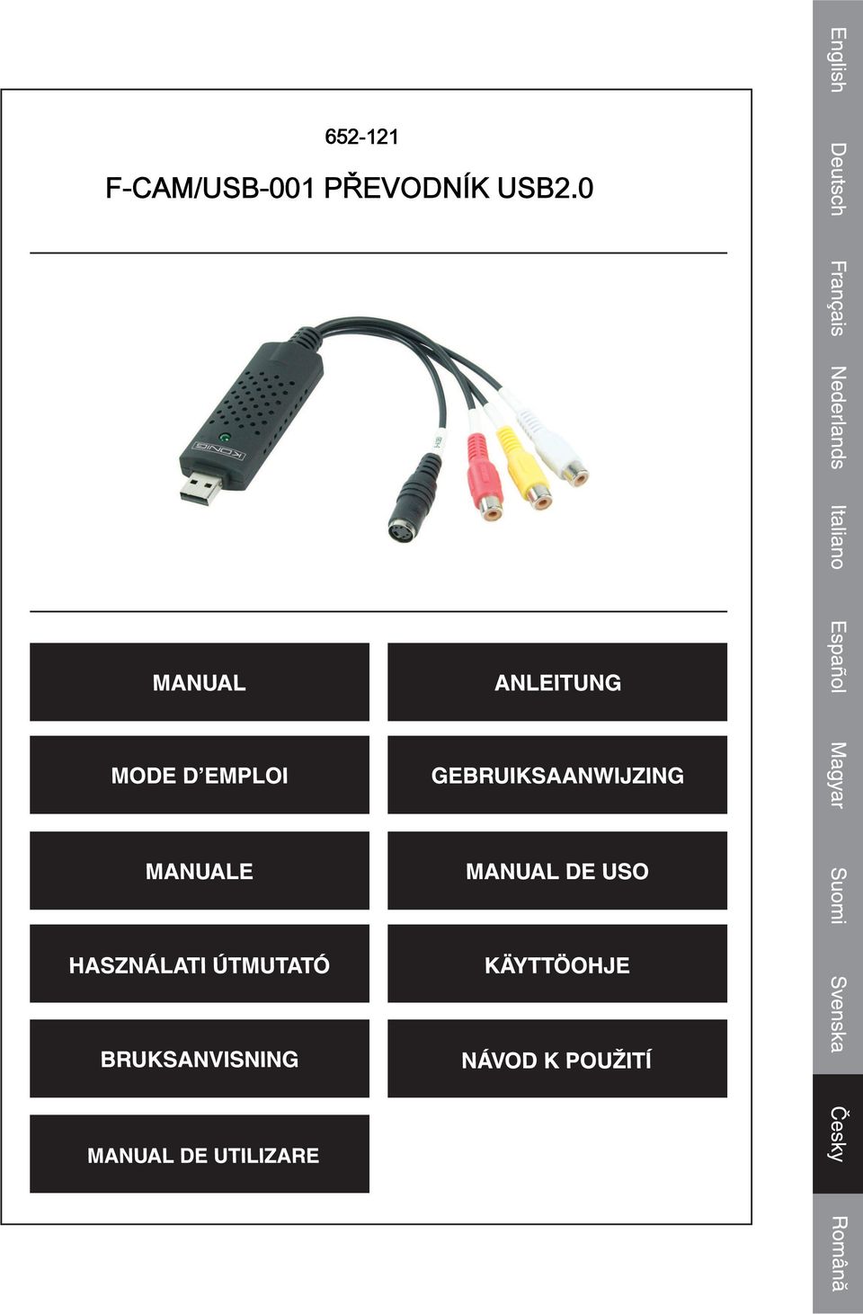 F-CAM/USB-001 PŘEVODNÍK