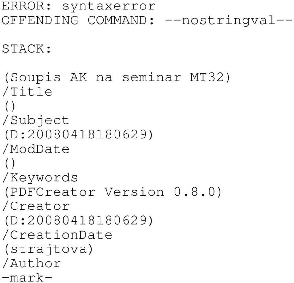 (D:20080418180629) /ModDate () /Keywords (PDFCreator Version