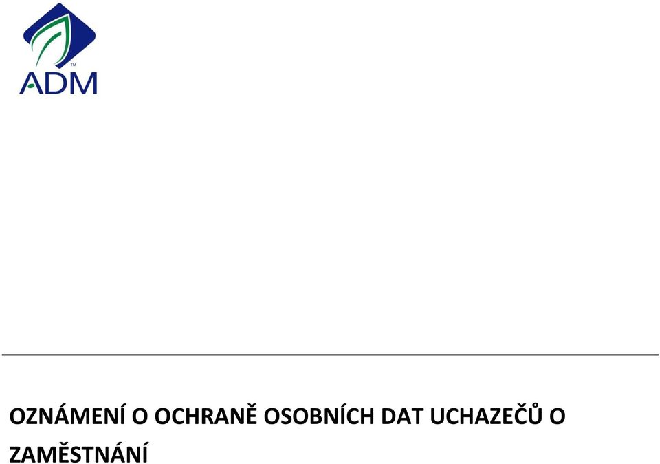 OSOBNÍCH DAT