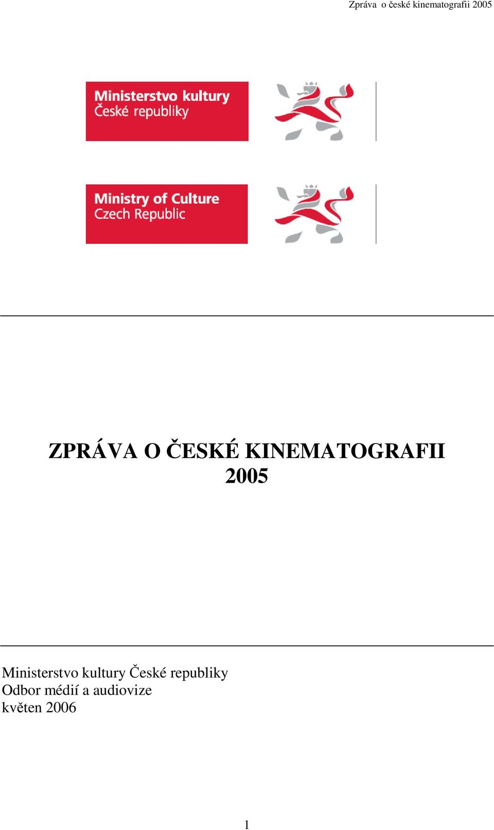 Ministerstvo kultury České