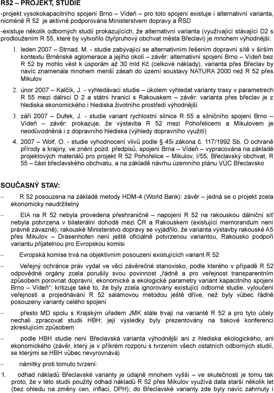 leden 2007 Strnad, M.