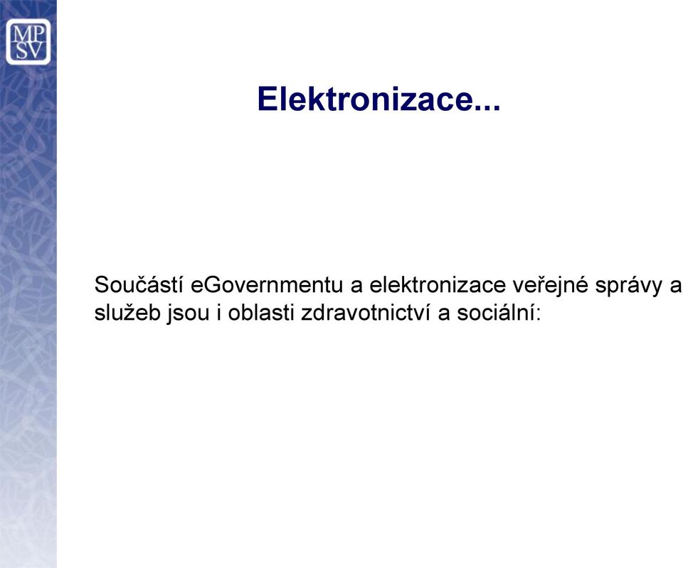 elektronizace veřejné správy