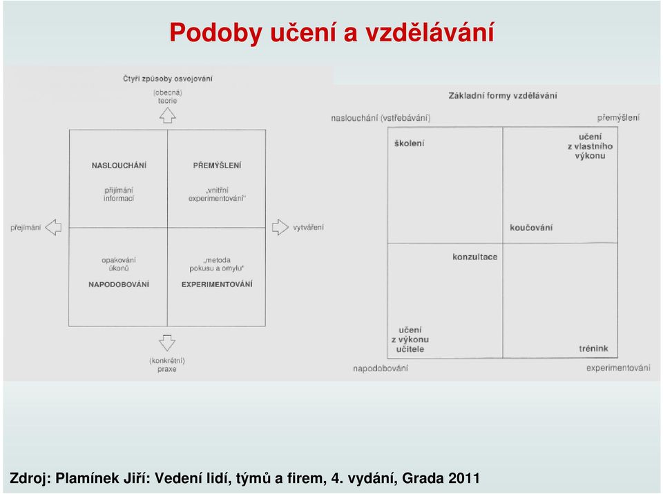 Plamínek Jiří: Vedení