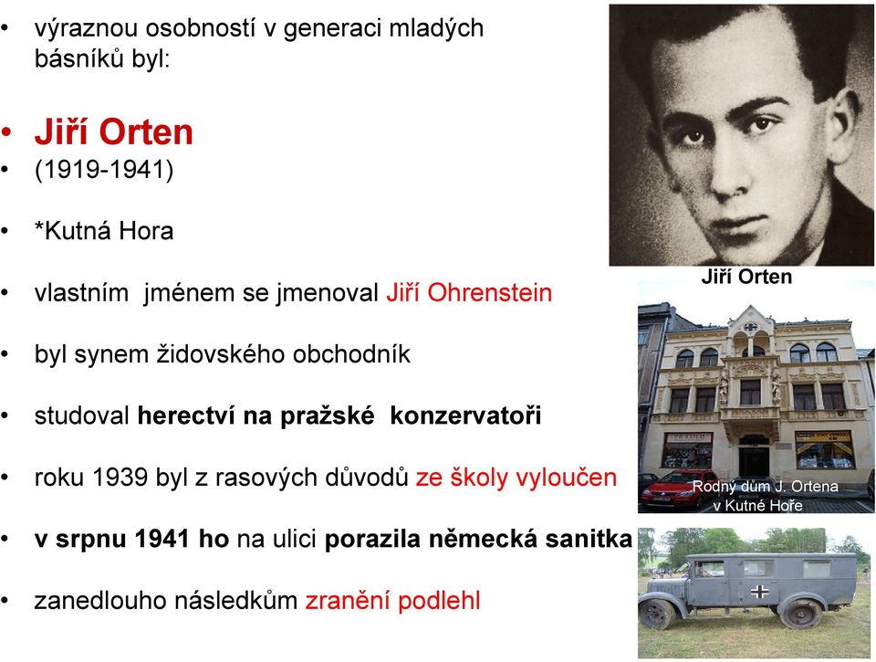 na pražské konzervatoři roku 1939 byl z rasových důvodů ze školy vyloučen v srpnu 1941 ho na