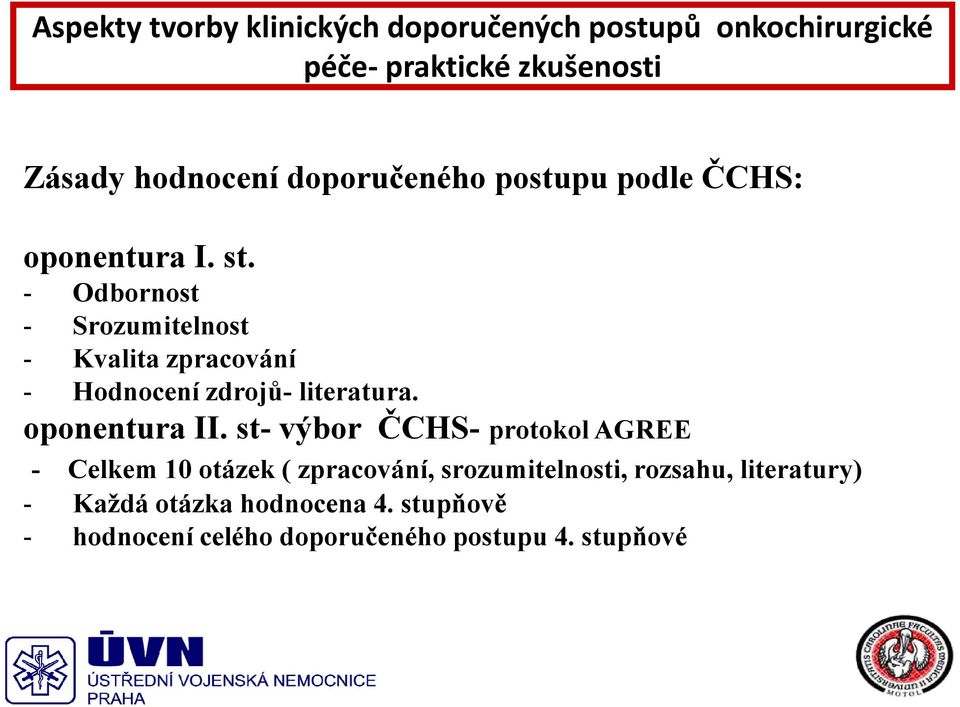 oponentura II.