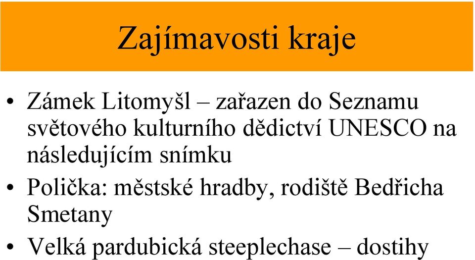 následujícím snímku Polička: městské hradby,