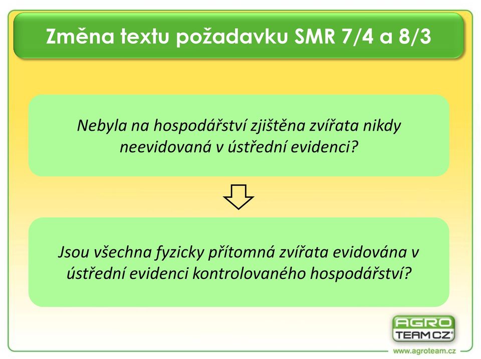 ústřední evidenci?