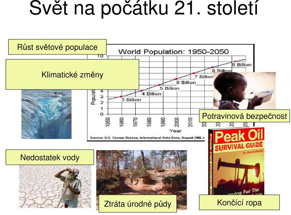 Klimatické změny Potravinová