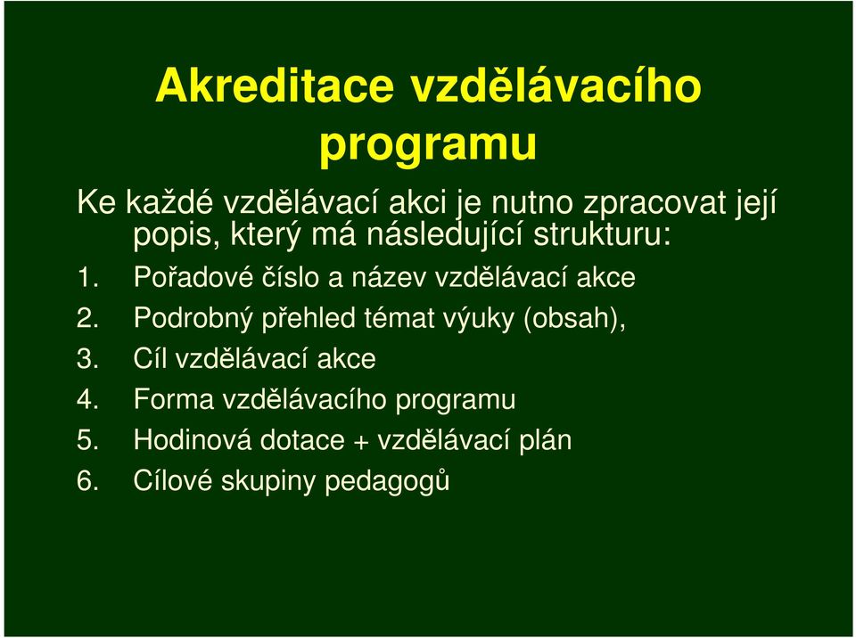 Pořadové číslo a název vzdělávací akce 2.