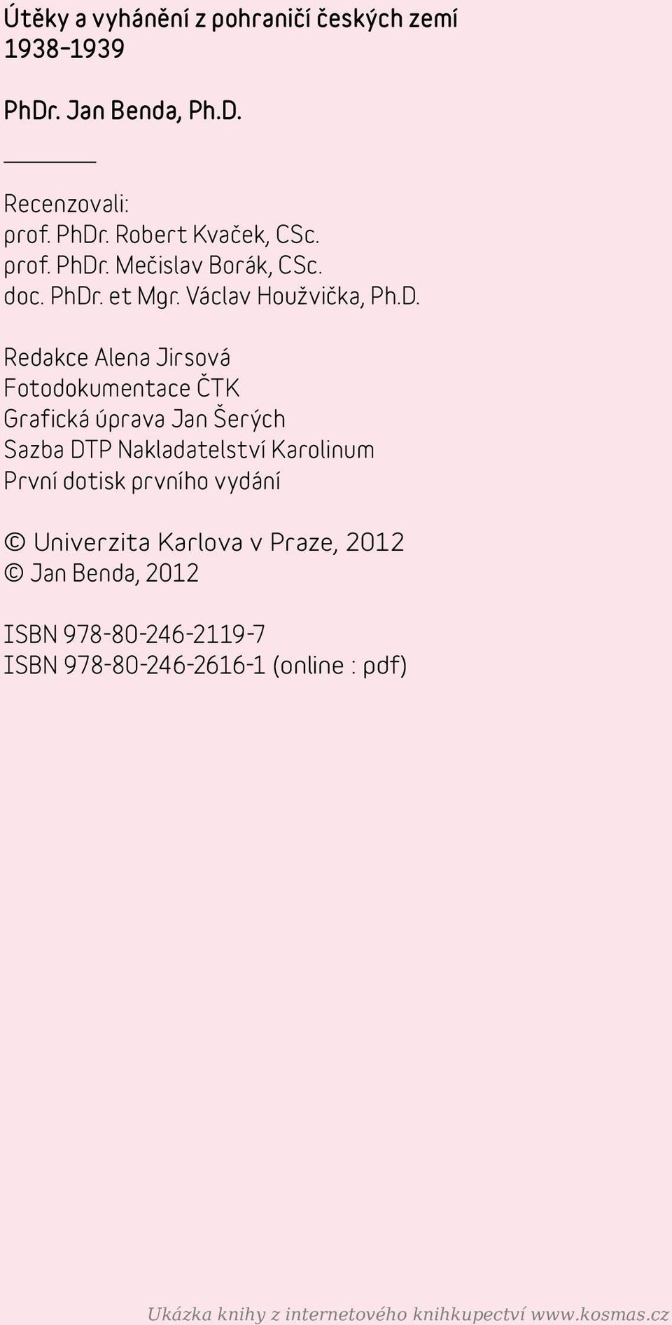 . Mečislav Borák, CSc. doc. PhDr