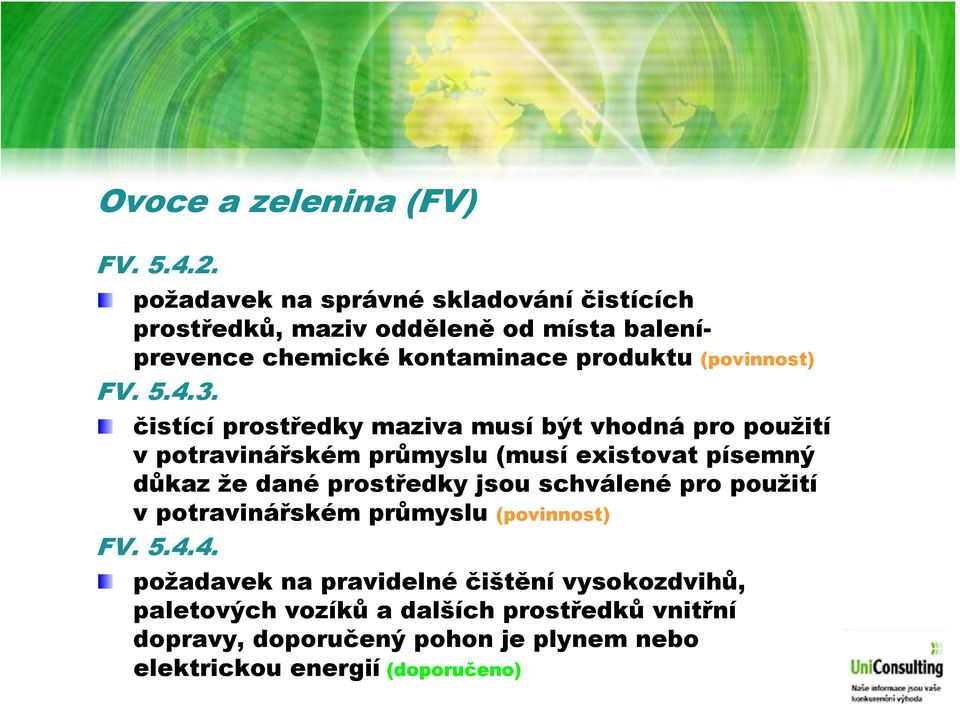 (povinnost) FV. 5.4.3.