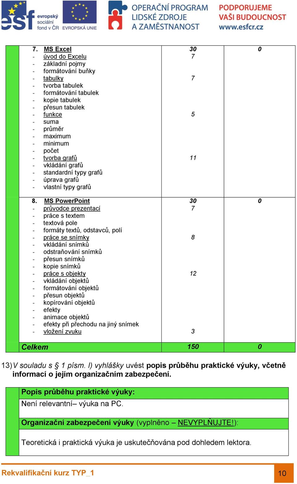 MS PowerPoint - průvodce prezentací - práce s textem - textová pole - formáty textů, odstavců, polí - práce se snímky - vkládání snímků - odstraňování snímků - přesun snímků - kopie snímků - práce s